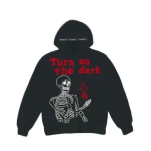 Broken Dark Hours Zip Up Hoodie