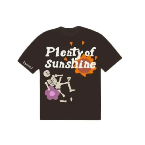 Broken Planet Market Plenty of Sunshine T-shirt Brown